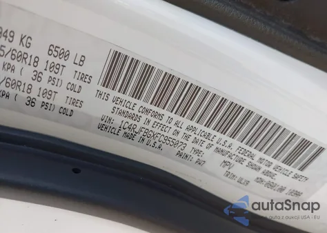 2015 Jeep Grand Cherokee Limited из США, поврежденный, VIN 1C4RJFBGXFC955073